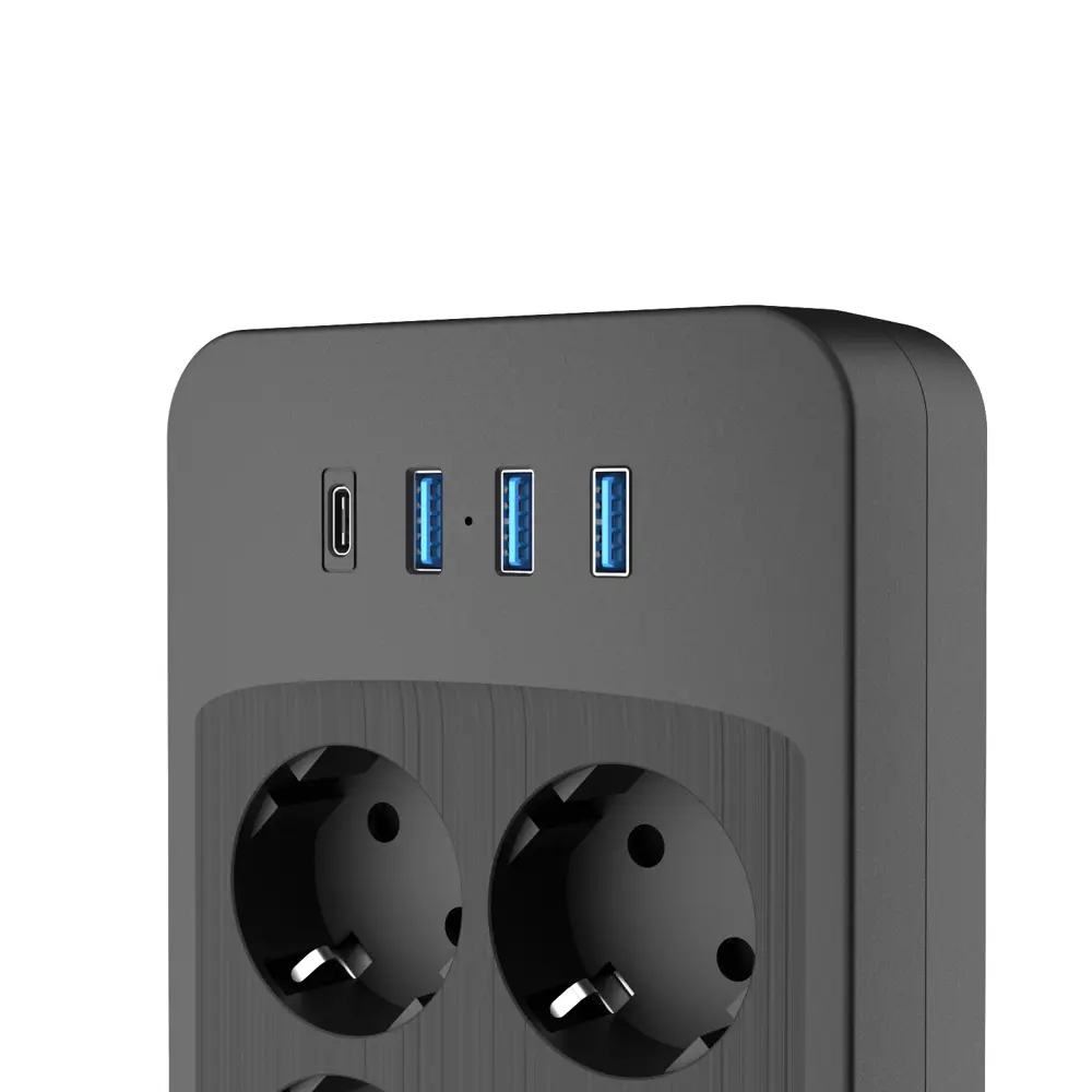 Фото 5 Сетевой фильтр Agni TP-FO4U10E-2m-black 12x1.5 2 м 10 розеток с заземлением 4000 Вт цвет черный Фото 5 Сетевой фильтр Agni TP-FO4U10E-2m-black 12x1.5 2 м 10 розеток с заземлением 4000 Вт цвет черный