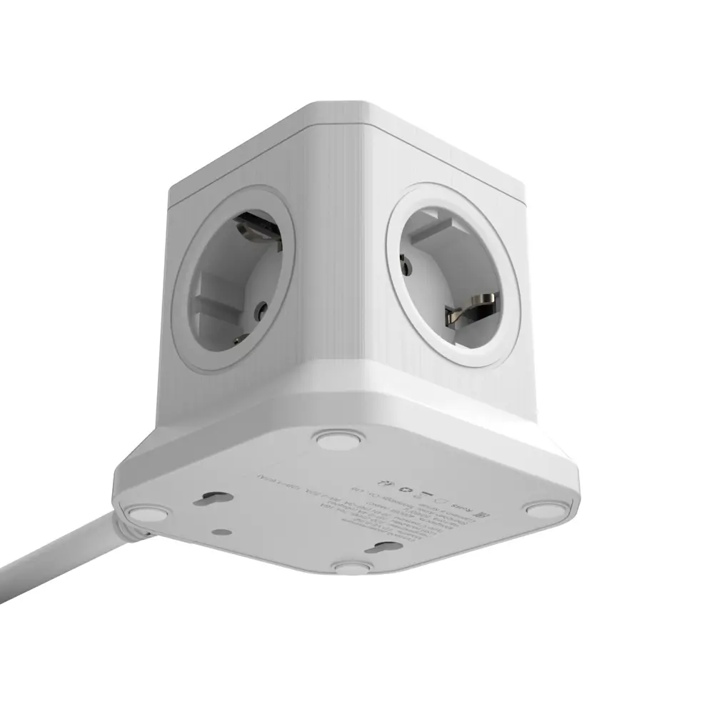 Фото 4 Сетевой фильтр Agni TP-VE4U5E-3m-white 12x1.5 3 м 5 розеток с заземлением 4000 Вт цвет белый Фото 4 Сетевой фильтр Agni TP-VE4U5E-3m-white 12x1.5 3 м 5 розеток с заземлением 4000 Вт цвет белый
