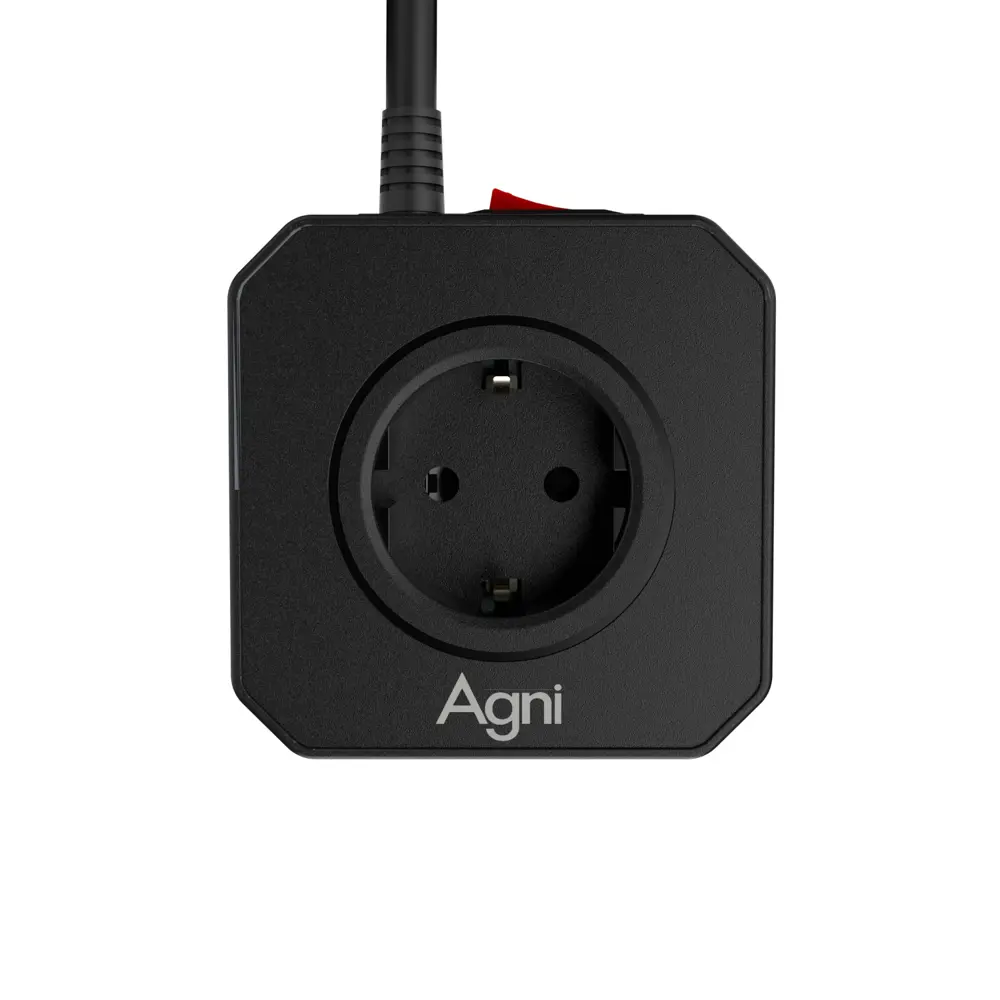 Фото 3 Сетевой фильтр Agni TP-VE4U5E-5m-black 12x1.5 5 м 5 розеток с заземлением 4000 Вт цвет черный Фото 3 Сетевой фильтр Agni TP-VE4U5E-5m-black 12x1.5 5 м 5 розеток с заземлением 4000 Вт цвет черный