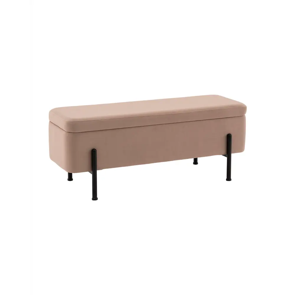 Фото 4 Банкетка Stool group Болейн 110x42x42 см 1 полка велюр цвет бежевый Фото 4 Банкетка Stool group Болейн 110x42x42 см 1 полка велюр цвет бежевый