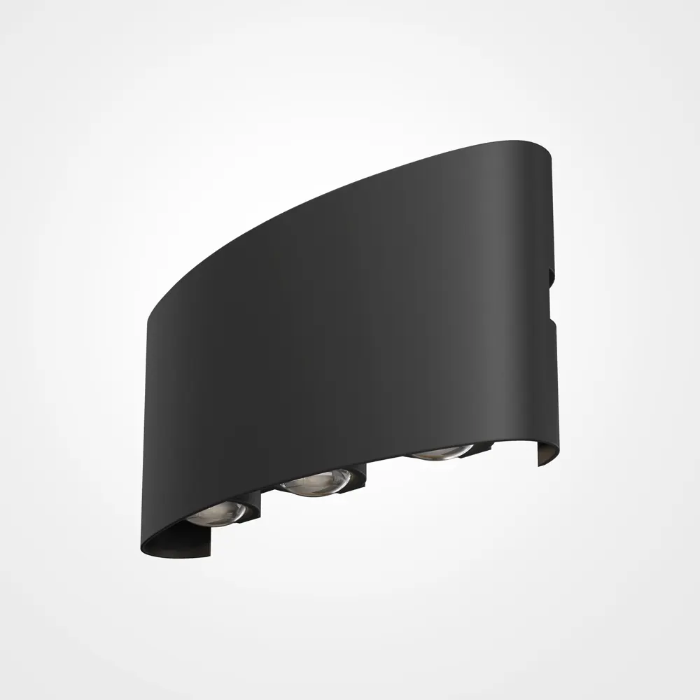 Фото 7 Светильник настенный светодиодный уличный MAYTONI O417WL-L6B3K Strato IP54 цвет черный Фото 7 Светильник настенный светодиодный уличный MAYTONI O417WL-L6B3K Strato IP54 цвет черный