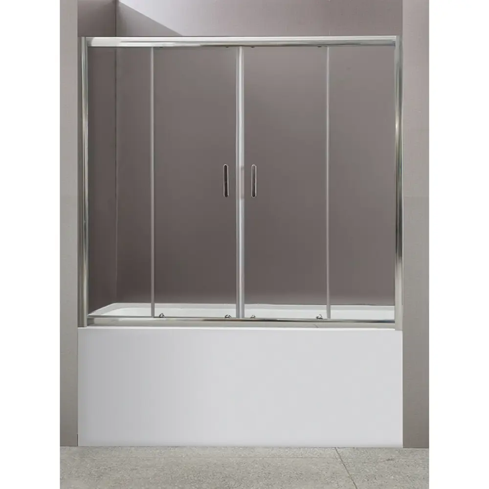 Фото Ширма на ванну Belbagno Uno UNO-VF-2-170/145-C-Cr 170x145 см Фото Ширма на ванну Belbagno Uno UNO-VF-2-170/145-C-Cr 170x145 см