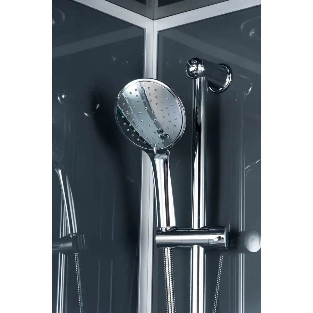 Фото 3 Душевые кабины Esbano Elegancia ESKG100CR 1/4 круга средний поддон 100x100 см