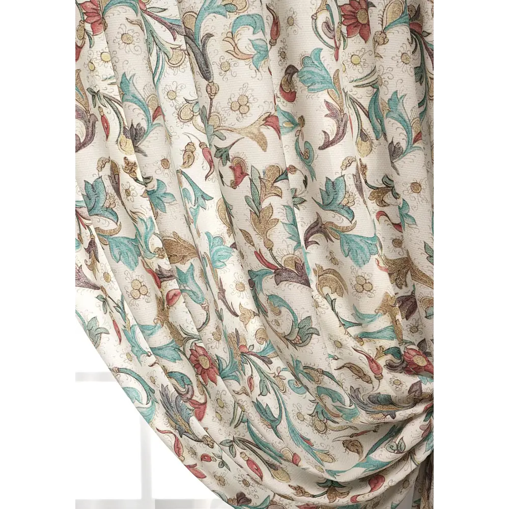 Фото 3 Комплект штор на шторной ленте AT Home Тейгу 150x260 см цвет бежевый Фото 3 Комплект штор на шторной ленте AT Home Тейгу 150x260 см цвет бежевый