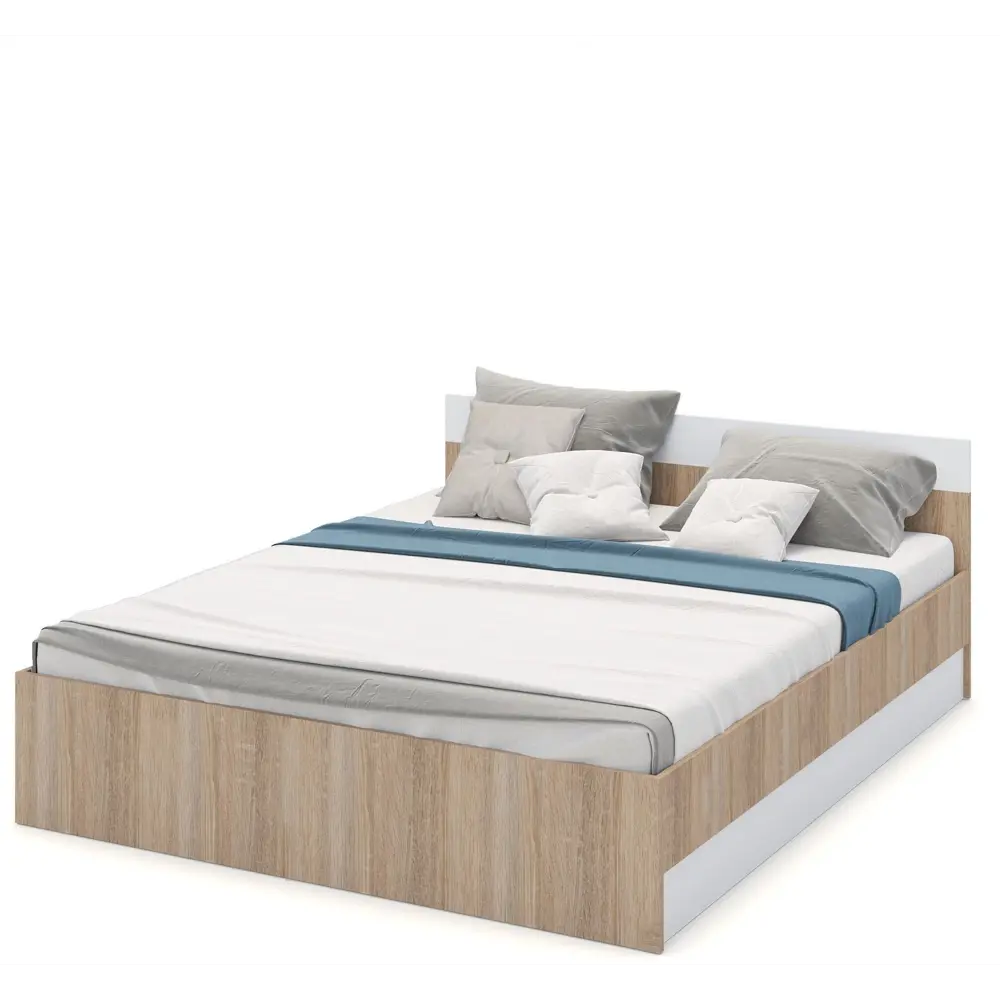 Фото Кровать Алена Ш164.5x204 см цвет дуб сонома Фото Кровать Алена Ш164.5x204 см цвет дуб сонома