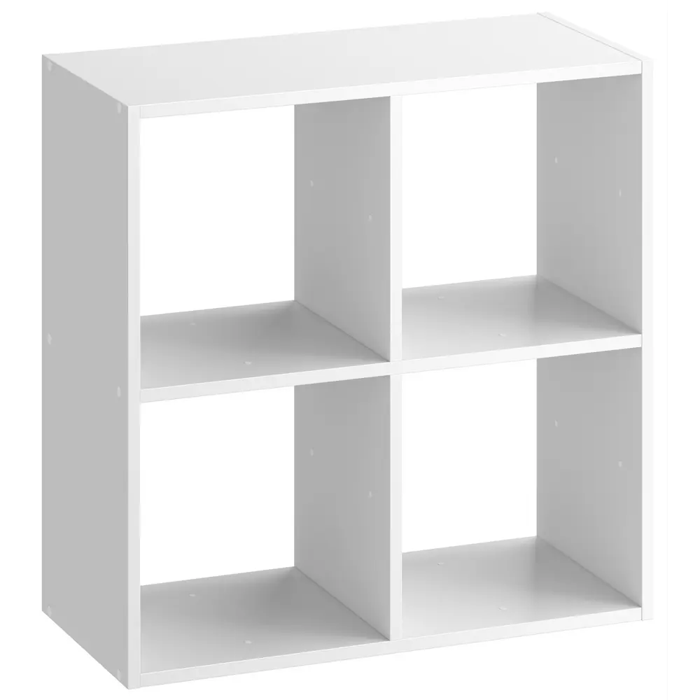 Фото 2 Стеллаж SPACEO KUB 2x2К, 70х70х31,7 см, цвет белый Фото 2 Стеллаж SPACEO KUB 2x2К, 70х70х31,7 см, цвет белый