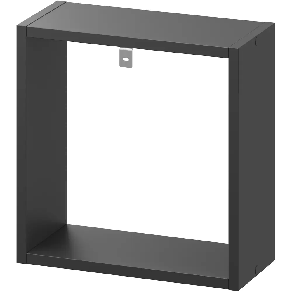 Фото 3 Стеллаж SPACEO KUB 1/2К, 36х36х15,9 см, цвет графит Фото 3 Стеллаж SPACEO KUB 1/2К, 36х36х15,9 см, цвет графит