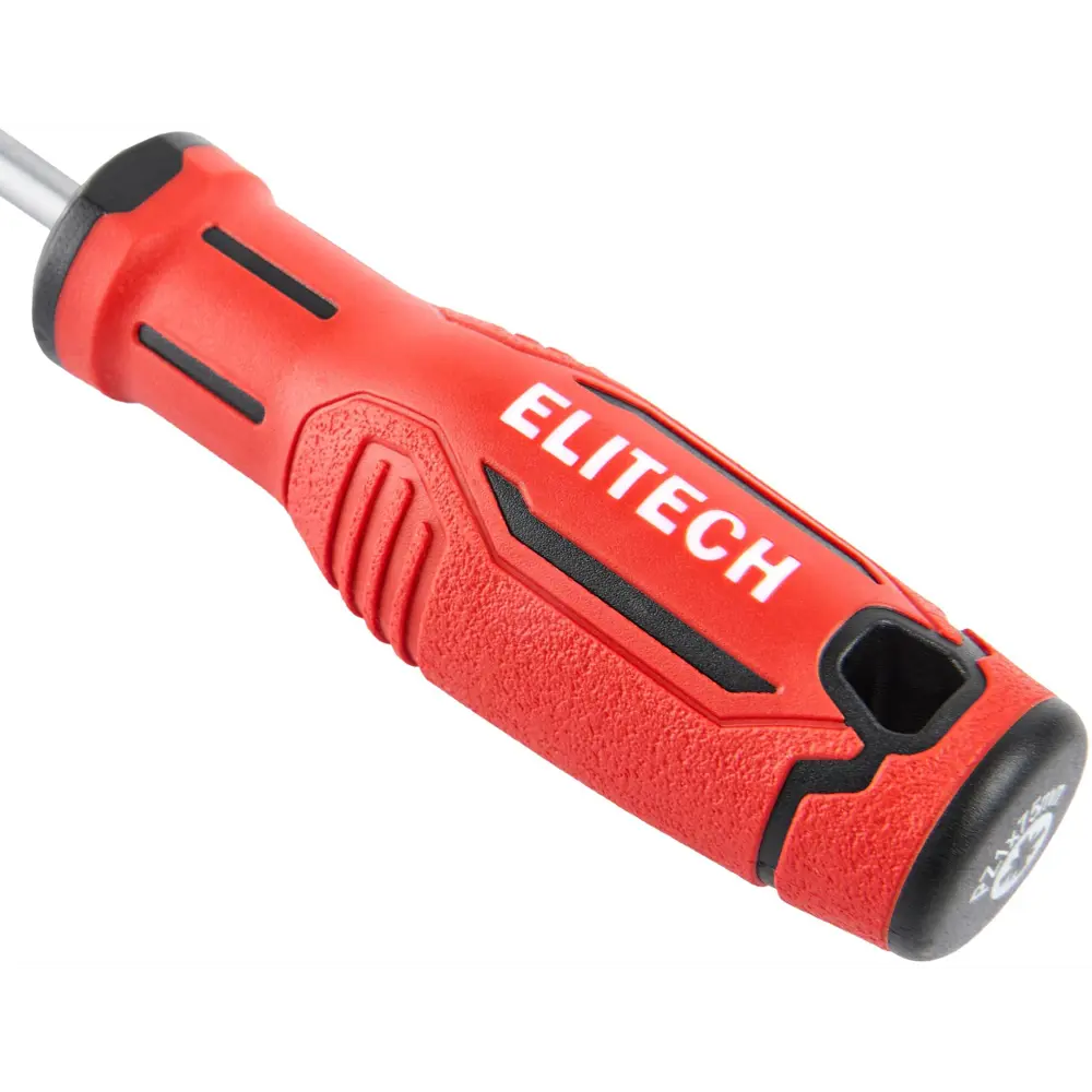 Фото 4 Отвертка крестовая Elitech 211302 PZ1x75 мм Фото 4 Отвертка крестовая Elitech 211302 PZ1x75 мм