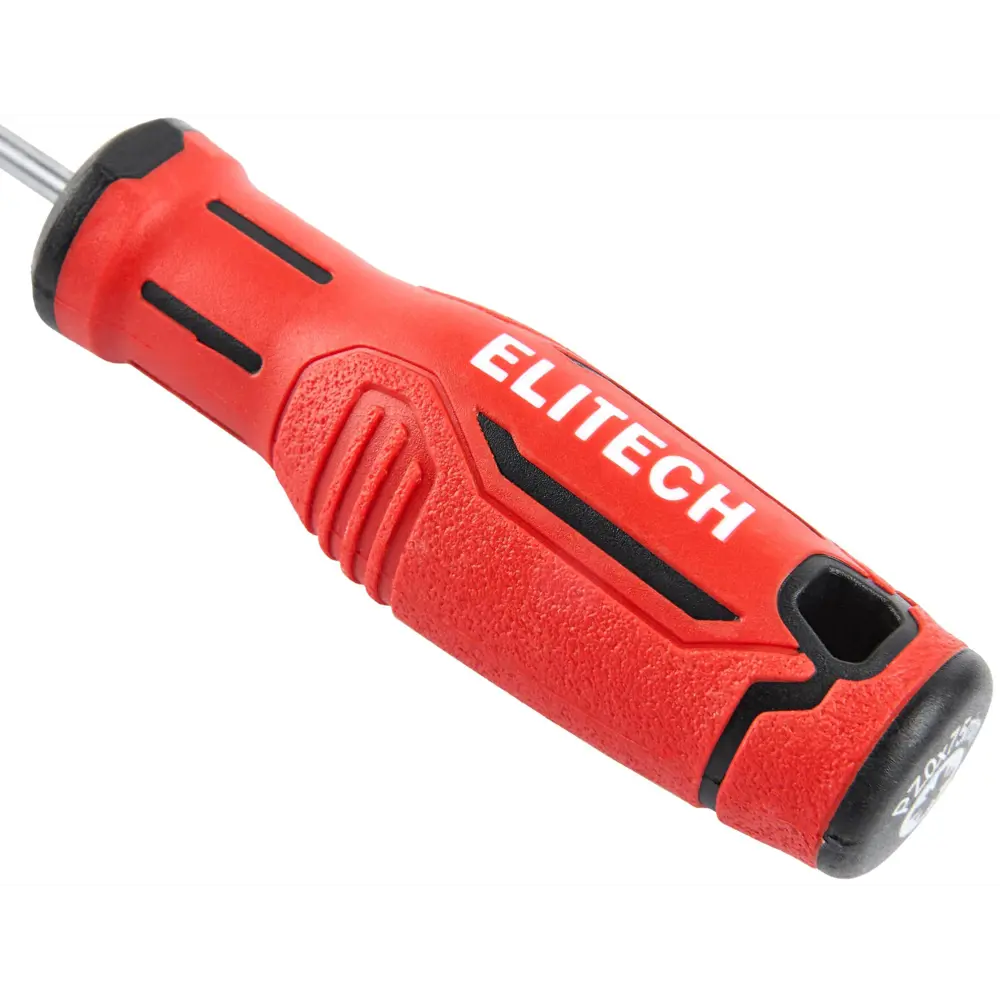Фото 4 Отвертка крестовая Elitech 211301 PZ0x75 мм Фото 4 Отвертка крестовая Elitech 211301 PZ0x75 мм