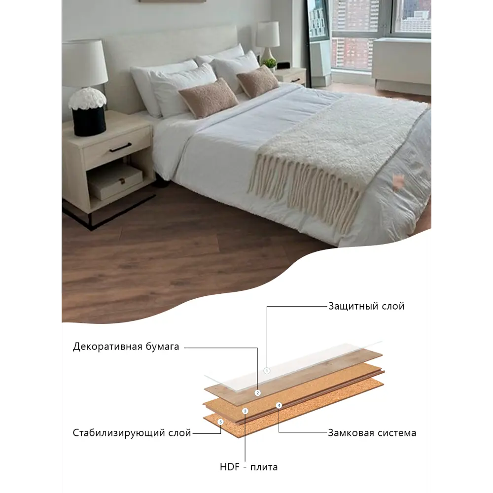 Фото 6 Ламинат Bonkeel Slim Wood 402 4V 32 класс толщина 8 мм с фаской 1.20 м² цена за упаковку Фото 6 Ламинат Bonkeel Slim Wood 402 4V 32 класс толщина 8 мм с фаской 1.20 м² цена за упаковку