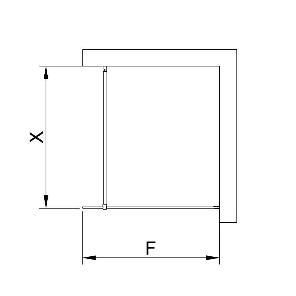 Фото 2 Душевая перегородка Rgw 320797 100x195см серебристый блеск профиль
