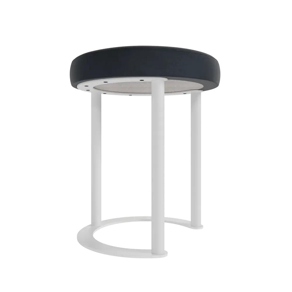 Фото Пуф велюр Genglass Horsix GGS-01-3-2, 38x45x38 см, цвет черный Фото Пуф велюр Genglass Horsix GGS-01-3-2, 38x45x38 см, цвет черный
