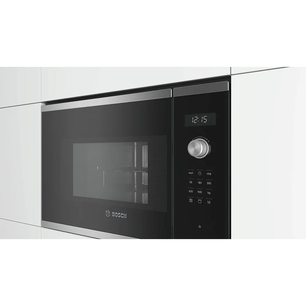 Фото 2 Встраиваемая микроволновая печь Bosch TG925HUB 25 л 59.4x38.2x38.8 см цвет серебристый, черный