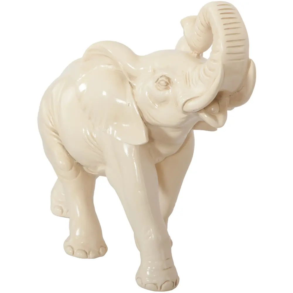Фото 6 Статуэтка из мрамора Bogacho Слон кремовый