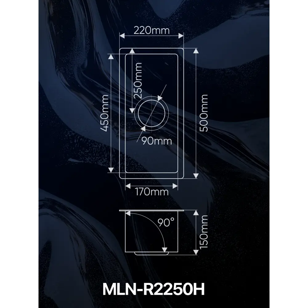 Фото 10 Мойка для кухни врезная Melana R2250H Profline 22x50 см глубина чаши 15 см нержавеющая сталь цвет сатин Фото 10 Мойка для кухни врезная Melana R2250H Profline 22x50 см глубина чаши 15 см нержавеющая сталь цвет сатин