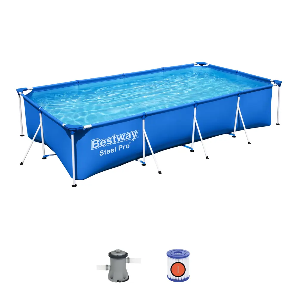 Фото Каркасный бассейн Bestway 56424 bw 4 м x 2.11 м x 0.81 м 5700 л Фото Каркасный бассейн Bestway 56424 bw 4 м x 2.11 м x 0.81 м 5700 л