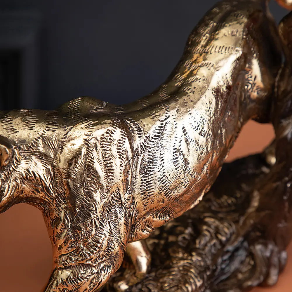 Фото 4 Статуэтка из мрамора Bogacho Тигр бронзовая Фото 4 Статуэтка из мрамора Bogacho Тигр бронзовая