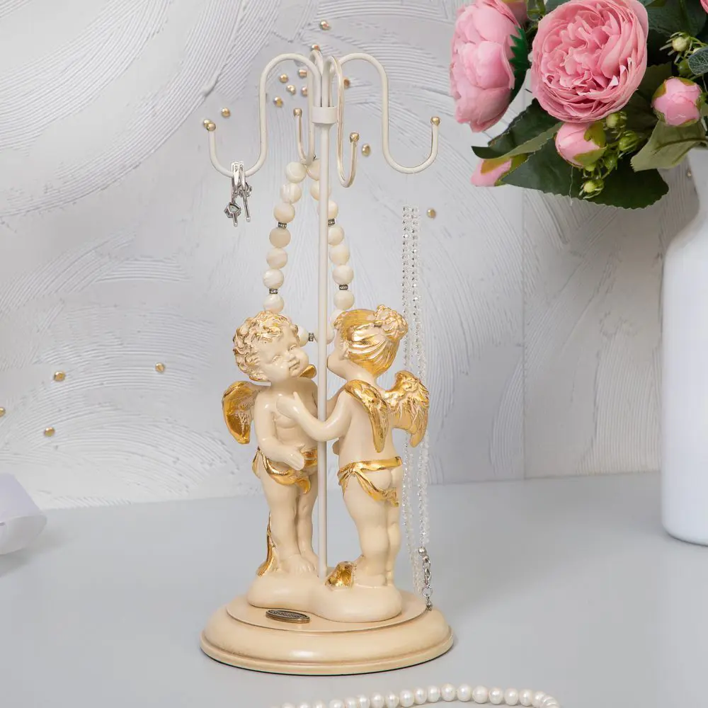 Фото Подставка для украшений Bogacho 22476 кремовый