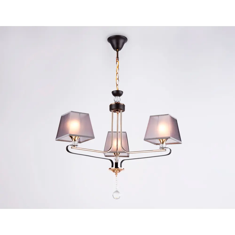 Фото 4 Люстра подвесная Ambrella Light Traditional Ambr_tr4614 3 лампы 10 м² цвет черный Фото 4 Люстра подвесная Ambrella Light Traditional Ambr_tr4614 3 лампы 10 м² цвет черный