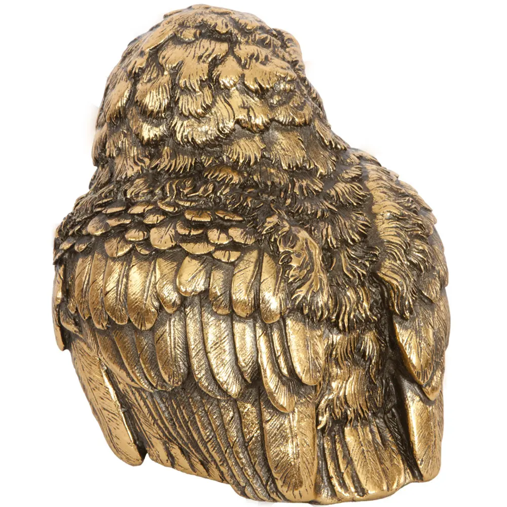 Фото 10 Статуэтка из мрамора Bogacho Филин Титто бронзовая