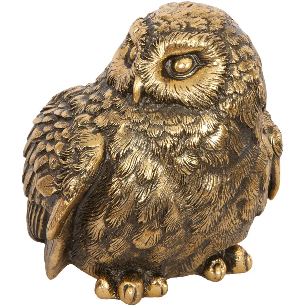 Фото 12 Статуэтка из мрамора Bogacho Филин Титто бронзовая