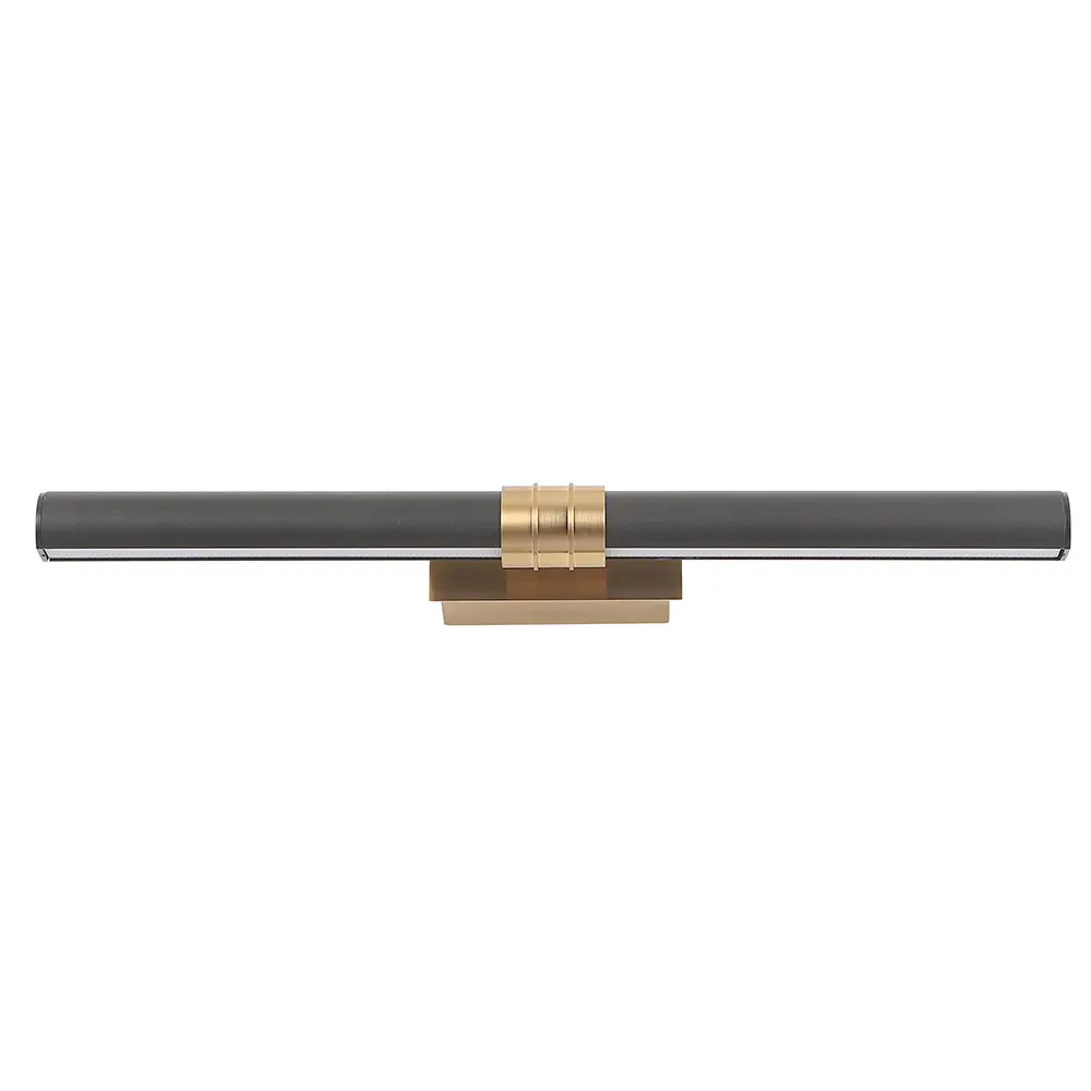 Фото 4 Настенный светильник светодиодный Crystal Lux Prada ap10w black теплый белый (желтый) свет цвет белый/черный/латунь Фото 4 Настенный светильник светодиодный Crystal Lux Prada ap10w black теплый белый (желтый) свет цвет белый/черный/латунь