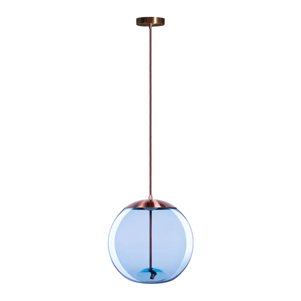 Фото 3 Светильник подвесной светодиодный Loft It Knot Lf_8133-b 1.43 м² теплый белый (желтый) свет цвет голубой/медный Фото 3 Светильник подвесной светодиодный Loft It Knot Lf_8133-b 1.43 м² теплый белый (желтый) свет цвет голубой/медный