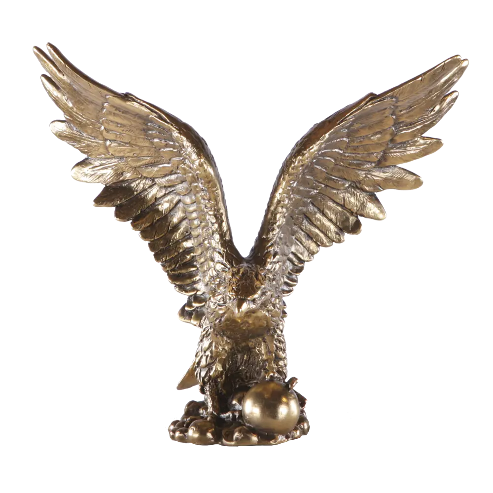 Фото 11 Статуэтка из мрамора Bogacho Орел Символ Власти золотистый