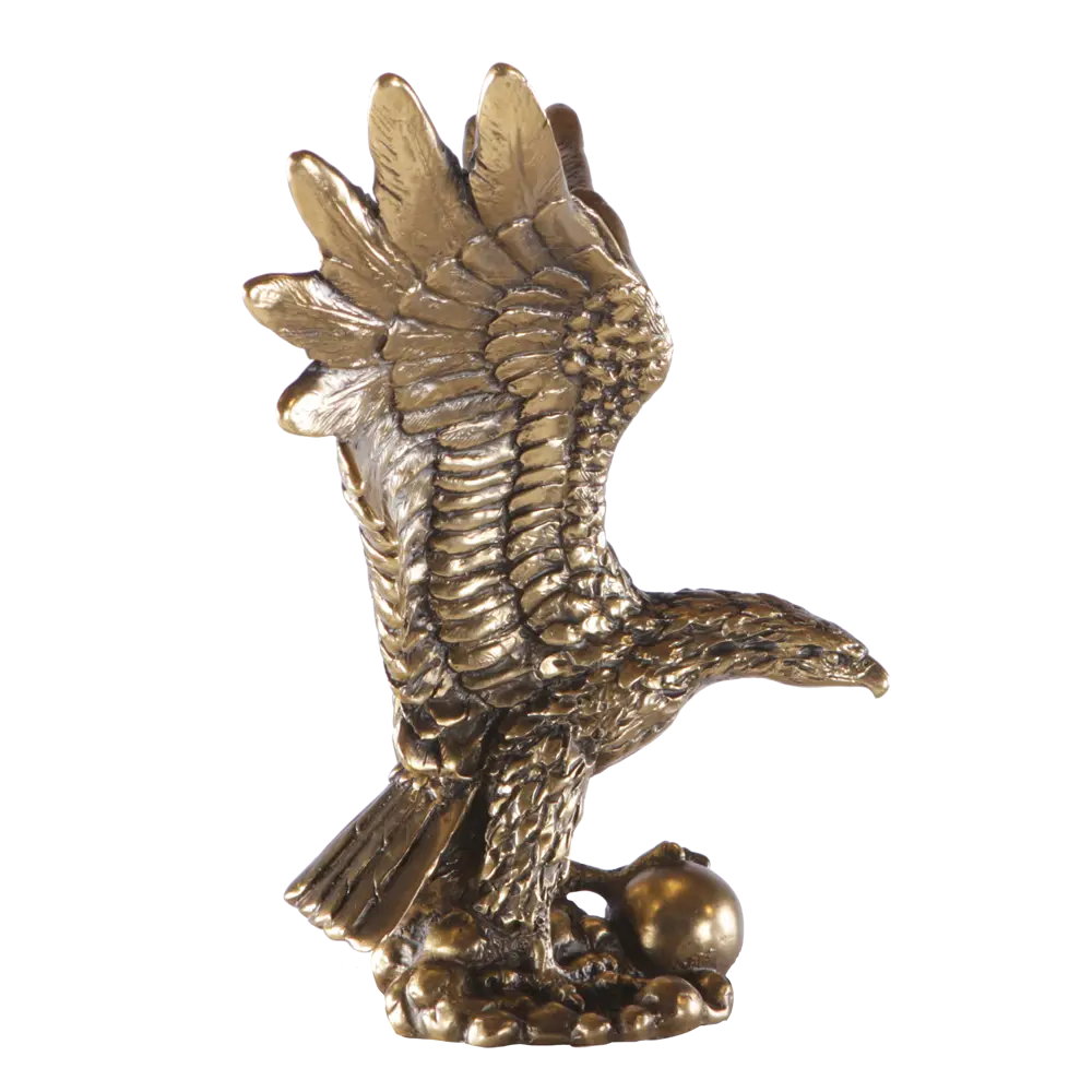 Фото 15 Статуэтка из мрамора Bogacho Орел Символ Власти золотистый