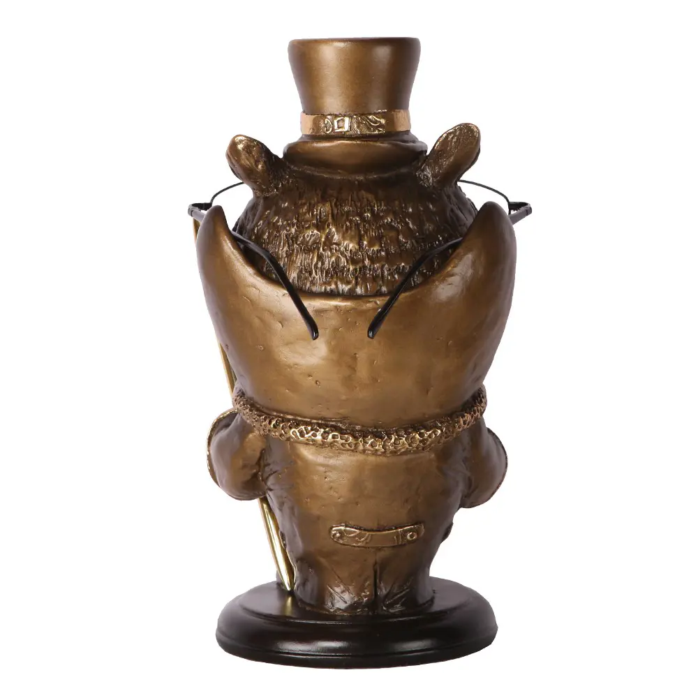 Фото 9 Статуэтка из мрамора Bogacho Филин с держателем очков бронзовый