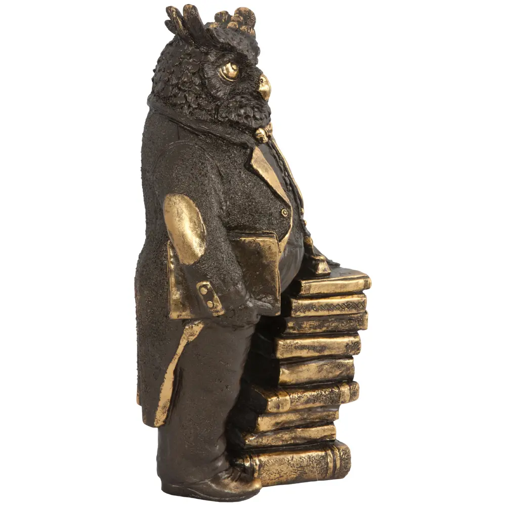 Фото 11 Статуэтка из мрамора Bogacho Сова Дипломат бронзовая