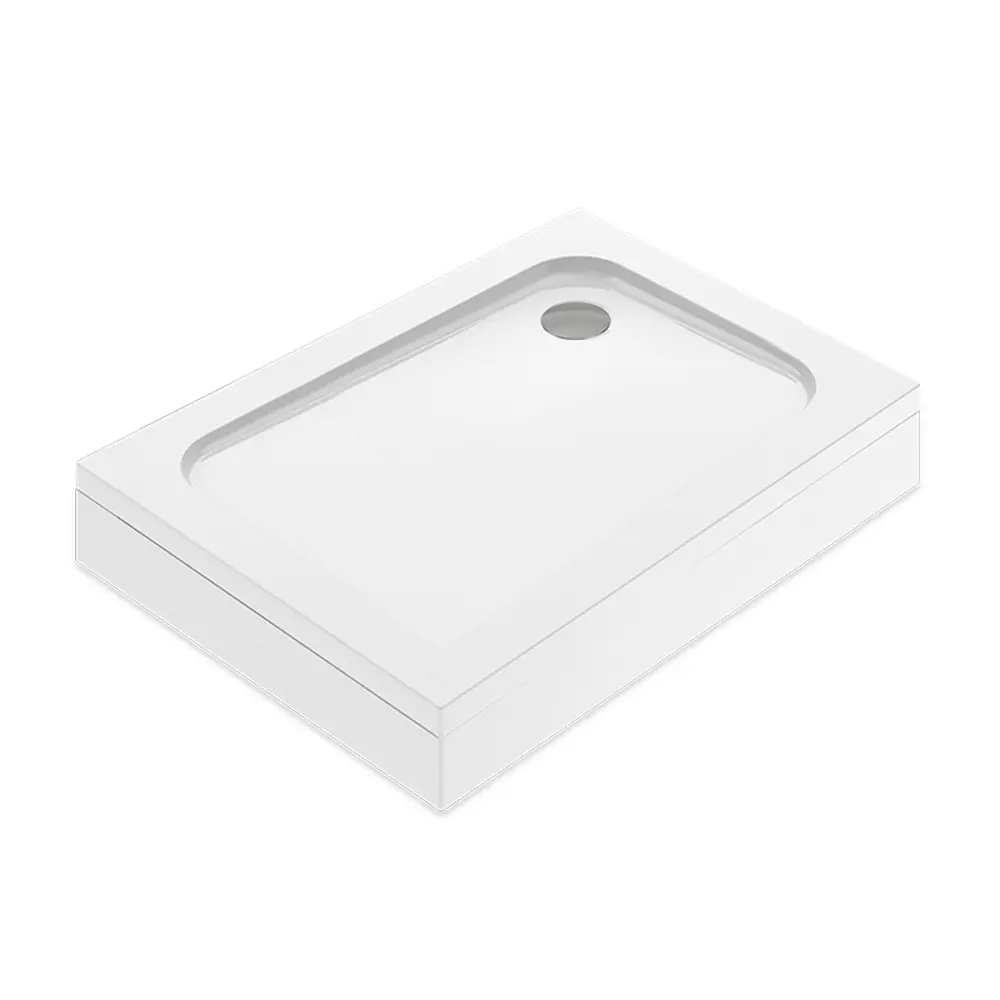 Фото Поддон Melodia della vita Cube акриловый 120x80x15 низкий прямоугольный цвет белый, слив 90 мм Фото Поддон Melodia della vita Cube акриловый 120x80x15 низкий прямоугольный цвет белый, слив 90 мм
