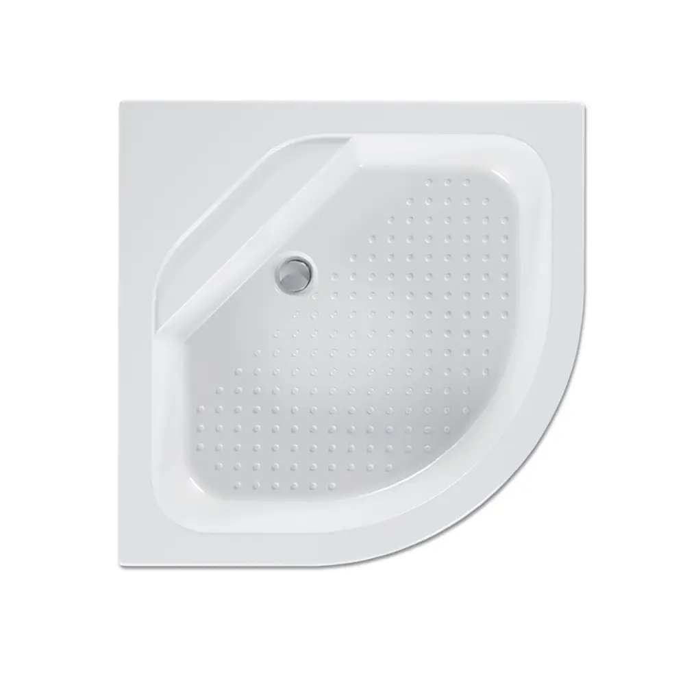 Фото Поддон Melodia della vita Round Plus акриловый 80x80x35.5 высокий 1/4 круга цвет белый, слив 50 мм Фото Поддон Melodia della vita Round Plus акриловый 80x80x35.5 высокий 1/4 круга цвет белый, слив 50 мм
