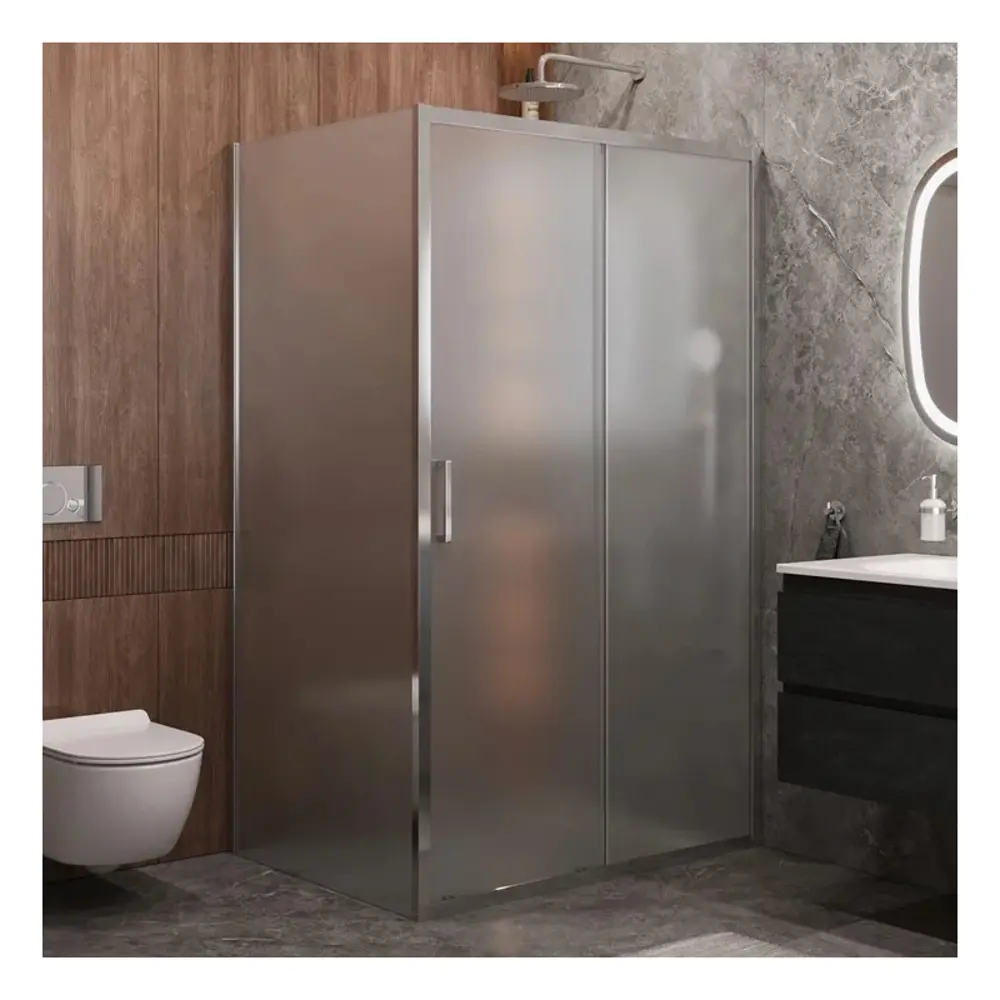 Фото 2 Душевой уголок Cezares Molveno 645728 прямоугольный 120x90см серебристый блеск профиль эффект стекла без покрытия Фото 2 Душевой уголок Cezares Molveno 645728 прямоугольный 120x90см серебристый блеск профиль эффект стекла без покрытия