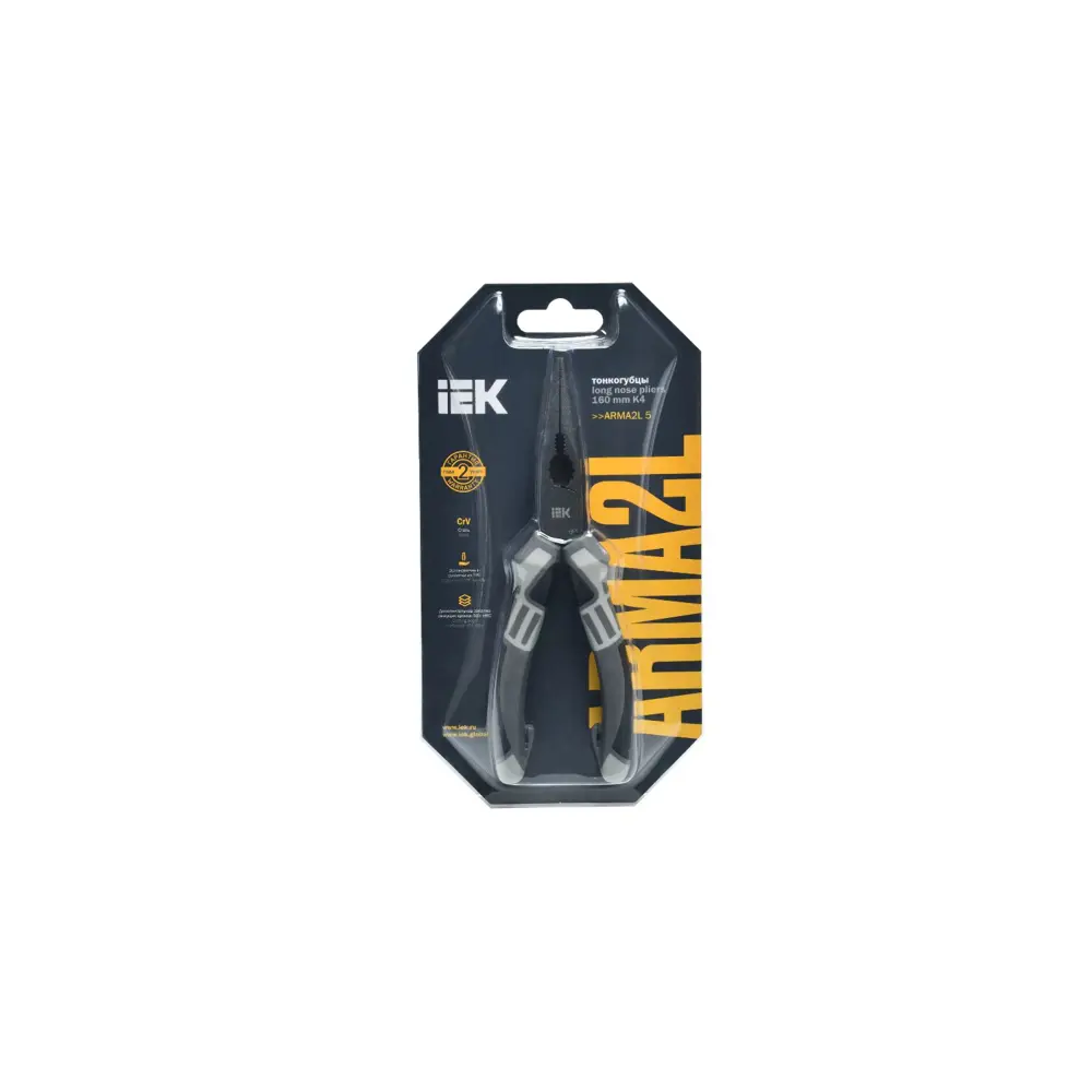 Фото 3 Длинногубцы IEK ARMA2L 5 168 мм Фото 3 Длинногубцы IEK ARMA2L 5 168 мм