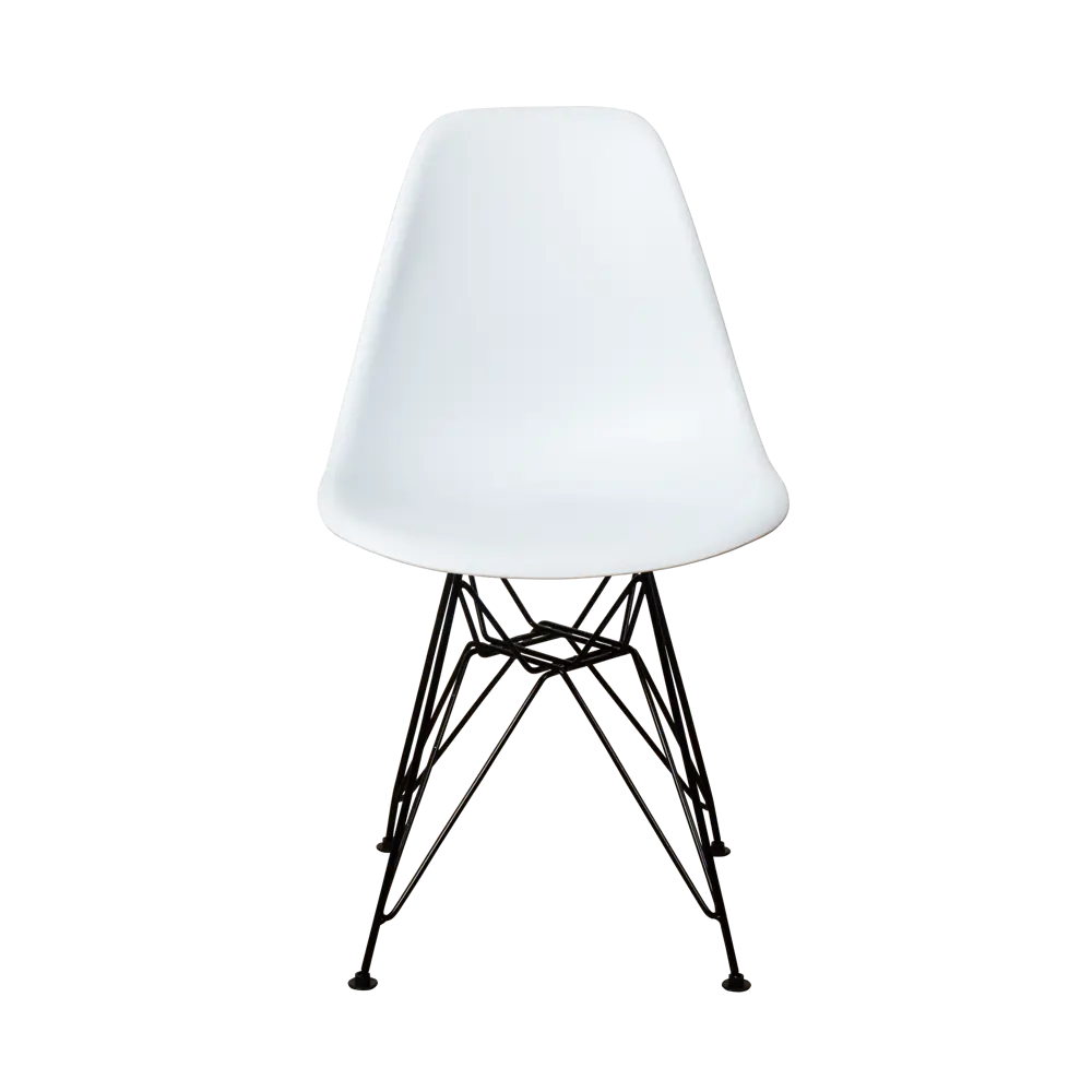 Фото 3 Кухонный стул Derstuhl Black 45x82x45 см полипропилен цвет белый Фото 3 Кухонный стул Derstuhl Black 45x82x45 см полипропилен цвет белый