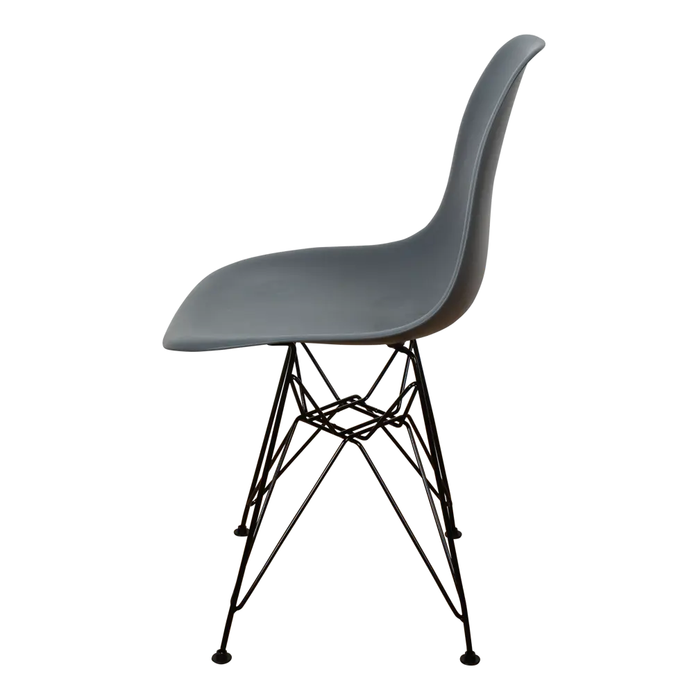 Фото 4 Комплект кухонных стульев 2 шт Derstuhl Black 45x82x45 см полипропилен цвет темно-серый Фото 4 Комплект кухонных стульев 2 шт Derstuhl Black 45x82x45 см полипропилен цвет темно-серый