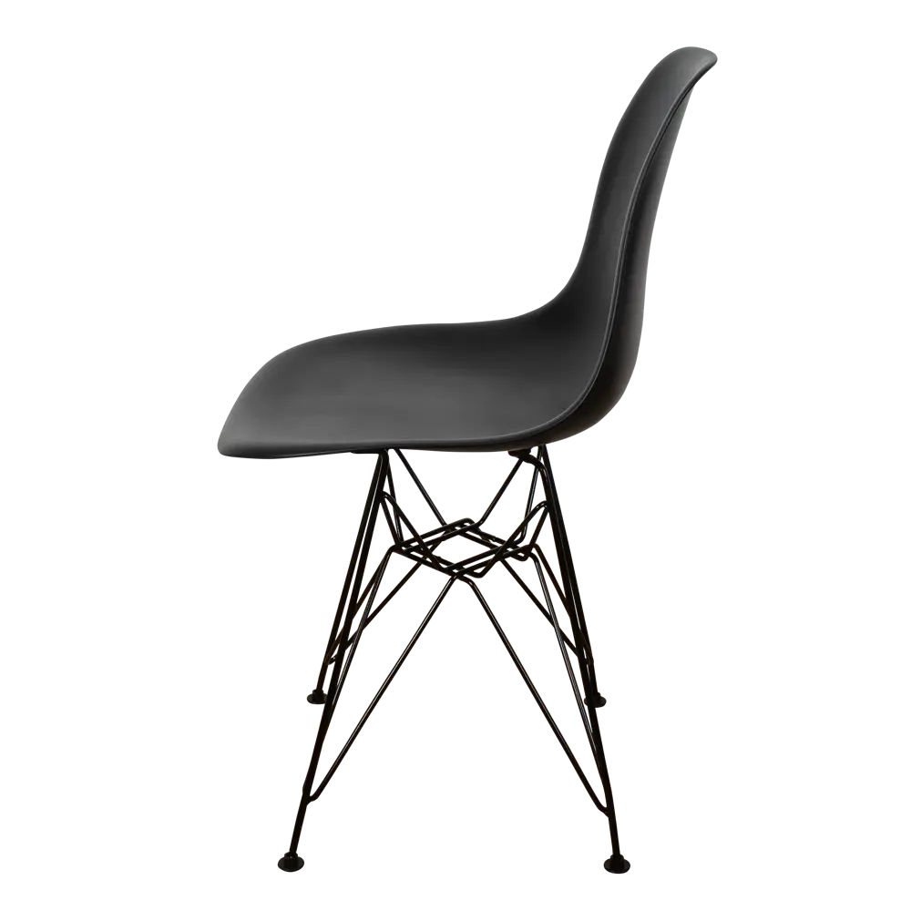 Фото 4 Комплект кухонных стульев 4 шт Derstuhl Black 45x82x45 см полипропилен цвет черный Фото 4 Комплект кухонных стульев 4 шт Derstuhl Black 45x82x45 см полипропилен цвет черный