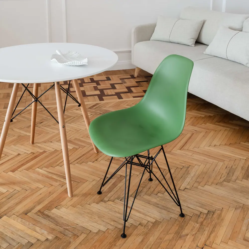 Фото 6 Комплект кухонных стульев 2 шт Derstuhl Black 45x82x45 см полипропилен цвет темно-зеленый Фото 6 Комплект кухонных стульев 2 шт Derstuhl Black 45x82x45 см полипропилен цвет темно-зеленый