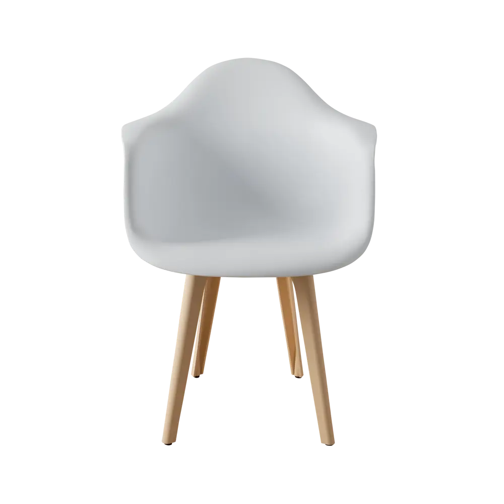 Фото 3 Стул/кресло Derstuhl 330 plast beige DSL045.401.2 43x82x58 см полипропилен цвет белый Фото 3 Стул/кресло Derstuhl 330 plast beige DSL045.401.2 43x82x58 см полипропилен цвет белый
