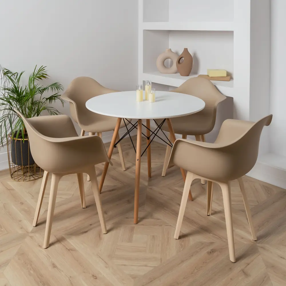 Фото 2 Стул/кресло Derstuhl 330 plast beige DSL045.413.2 43x82x58 см полипропилен цвет темно-бежевый Фото 2 Стул/кресло Derstuhl 330 plast beige DSL045.413.2 43x82x58 см полипропилен цвет темно-бежевый