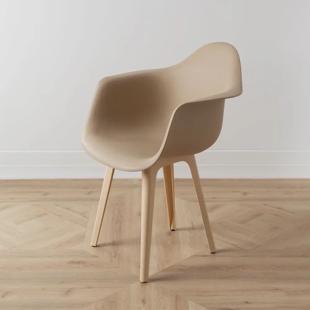 Фото 6 Стул/кресло Derstuhl 330 plast beige DSL045.413.2 43x82x58 см полипропилен цвет темно-бежевый Фото 6 Стул/кресло Derstuhl 330 plast beige DSL045.413.2 43x82x58 см полипропилен цвет темно-бежевый