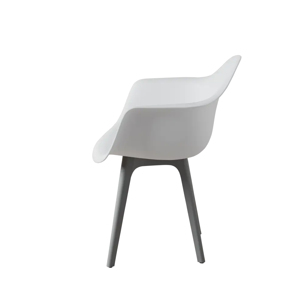 Фото 4 Стул/кресло Derstuhl 330 plast grey DSL045.201 43x82x58 см полипропилен цвет белый Фото 4 Стул/кресло Derstuhl 330 plast grey DSL045.201 43x82x58 см полипропилен цвет белый