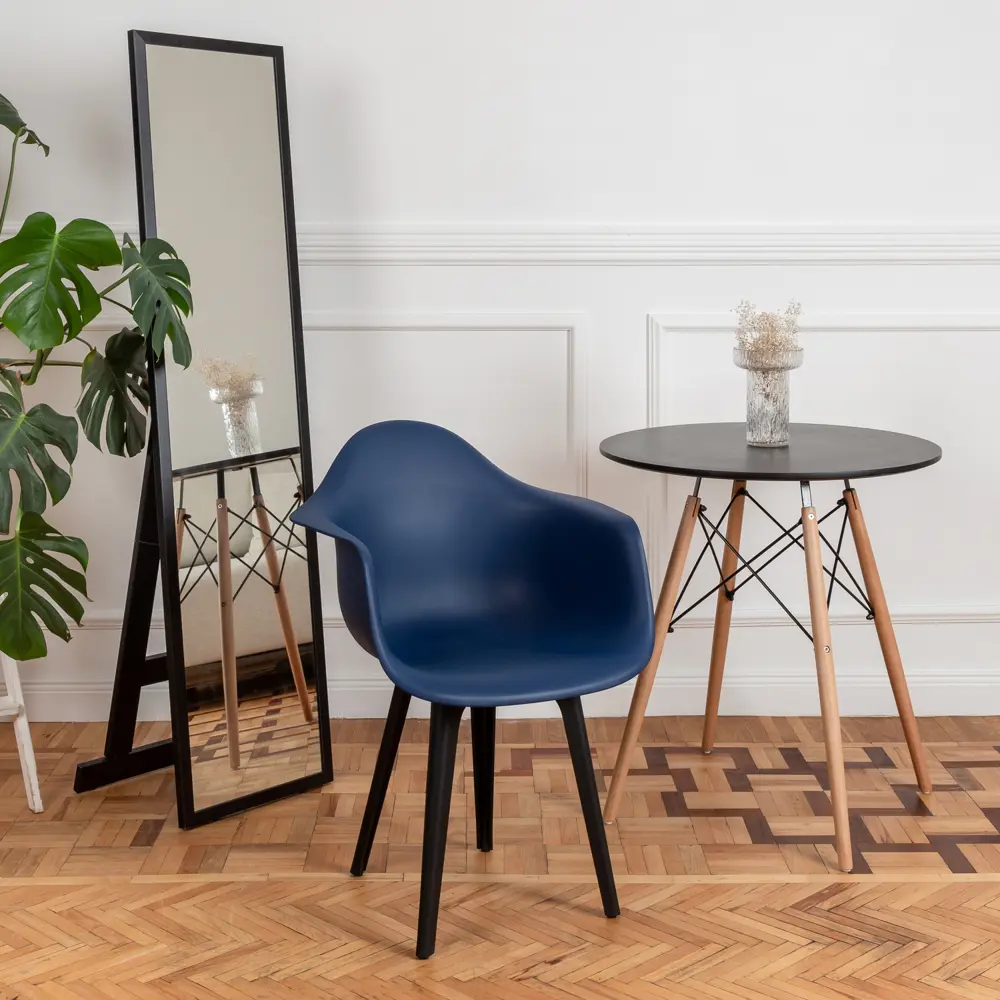 Фото 6 Комплект кухонных стульев 2 шт Derstuhl 330 plast 43x82x60 см полипропилен цвет темно-синий Фото 6 Комплект кухонных стульев 2 шт Derstuhl 330 plast 43x82x60 см полипропилен цвет темно-синий