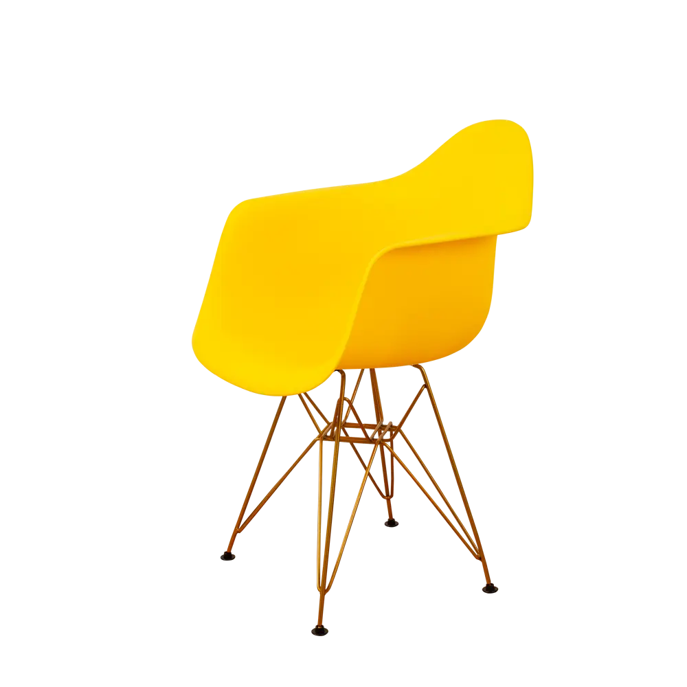 Фото 2 Комплект кухонных стульев 2 шт Derstuhl 330 gold 43x82x60 см полипропилен цвет лимон Фото 2 Комплект кухонных стульев 2 шт Derstuhl 330 gold 43x82x60 см полипропилен цвет лимон