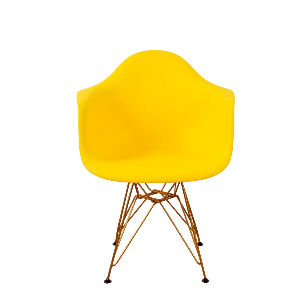 Фото 3 Комплект кухонных стульев 2 шт Derstuhl 330 gold 43x82x60 см полипропилен цвет лимон Фото 3 Комплект кухонных стульев 2 шт Derstuhl 330 gold 43x82x60 см полипропилен цвет лимон