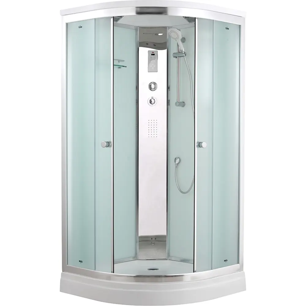 Фото 6 Душевая кабина Timo Comfort T-8809F 90x90 см стекло прозрачное матовое поддон средний Фото 6 Душевая кабина Timo Comfort T-8809F 90x90 см стекло прозрачное матовое поддон средний