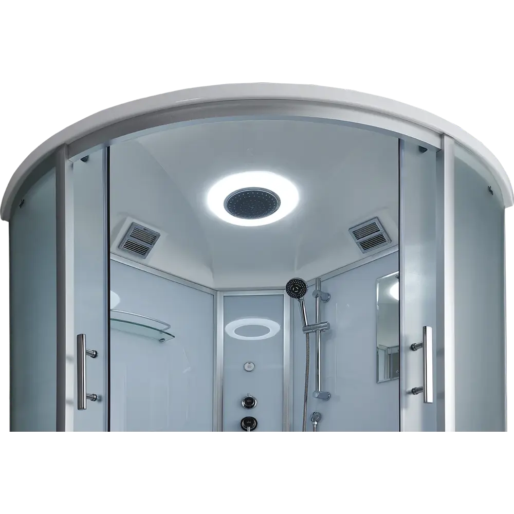 Фото 6 Душевая кабина Timo Standart T-6655SF Silver F с высоким поддоном 150x150 см стекло прозрачное матовое Фото 6 Душевая кабина Timo Standart T-6655SF Silver F с высоким поддоном 150x150 см стекло прозрачное матовое