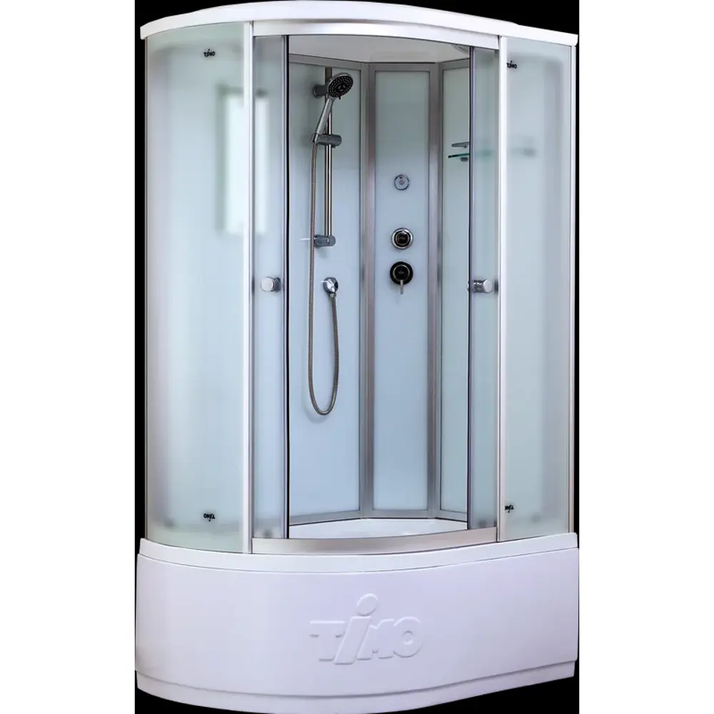 Фото 5 Душевая кабина Timo Standart T-6620SFR Silver R с высоким поддоном 120x85 см стекло прозрачное матовое Фото 5 Душевая кабина Timo Standart T-6620SFR Silver R с высоким поддоном 120x85 см стекло прозрачное матовое