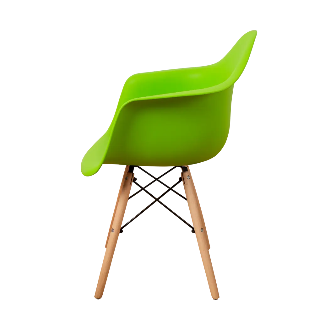 Фото 4 Кухонный стул Derstuhl 330 wood 43x82x60 см полипропилен цвет салатовый Фото 4 Кухонный стул Derstuhl 330 wood 43x82x60 см полипропилен цвет салатовый